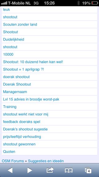Afbeelding bij Genoten van Doerak's Shootout op 1 april?