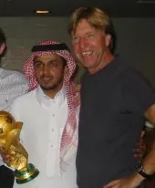 Aad met zijn cup