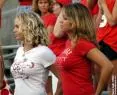 Dames op de tribune