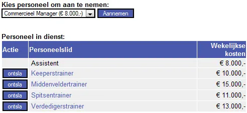 Personeel