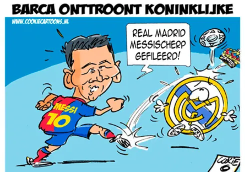 Barca onttroont Real Madrid