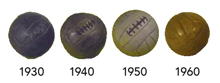 Evolutie van de bal 1930
