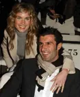 Luis Figo en zijn vrouw