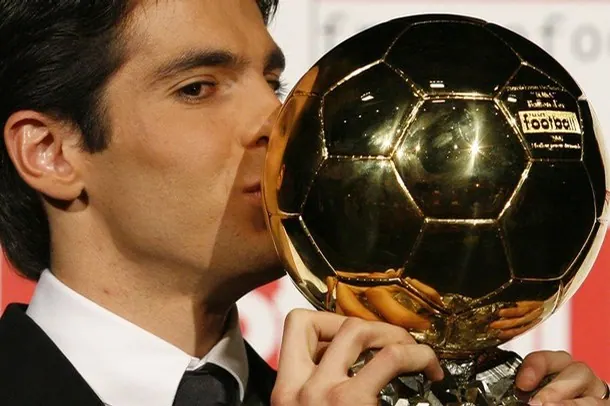 Kaká won vorig jaar de Gouden Bal