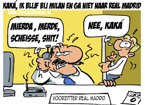 Kaka blijft bij Milan en gaat niet naar Madrid