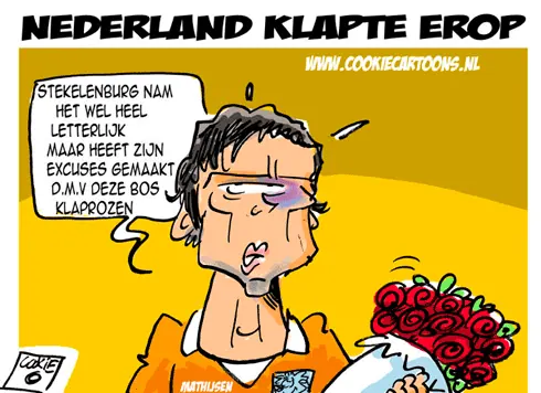 Joris Mathijsen blauw oog - John Welten